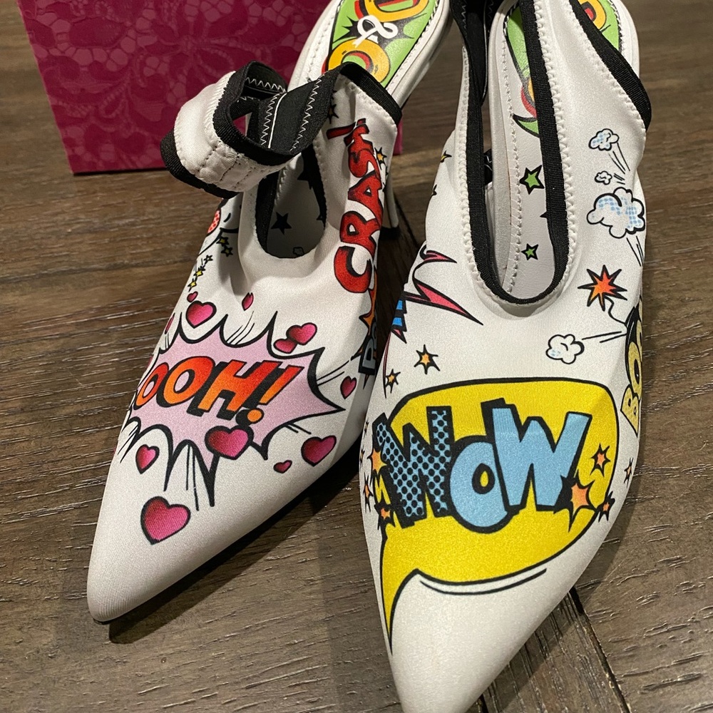 Dolce and Gabbana comic inspired heels